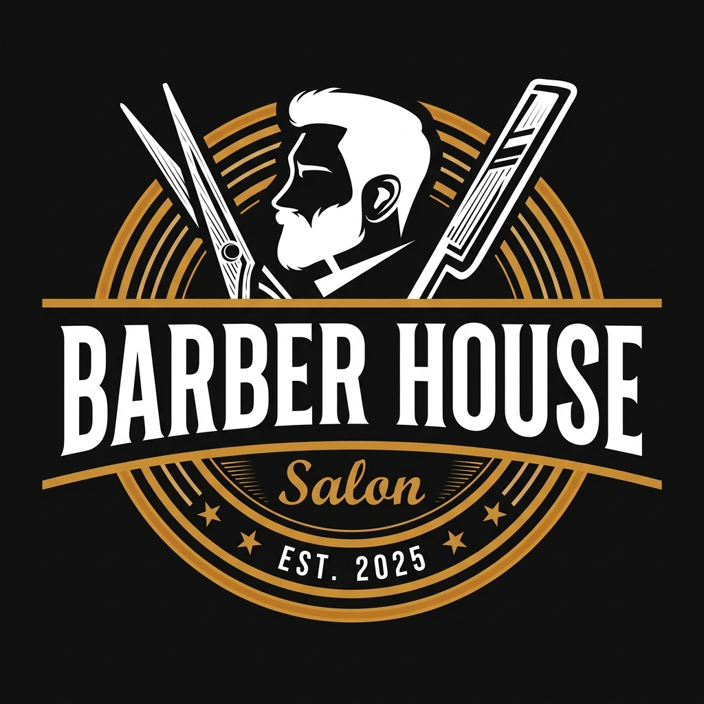 Barber House BD Logo